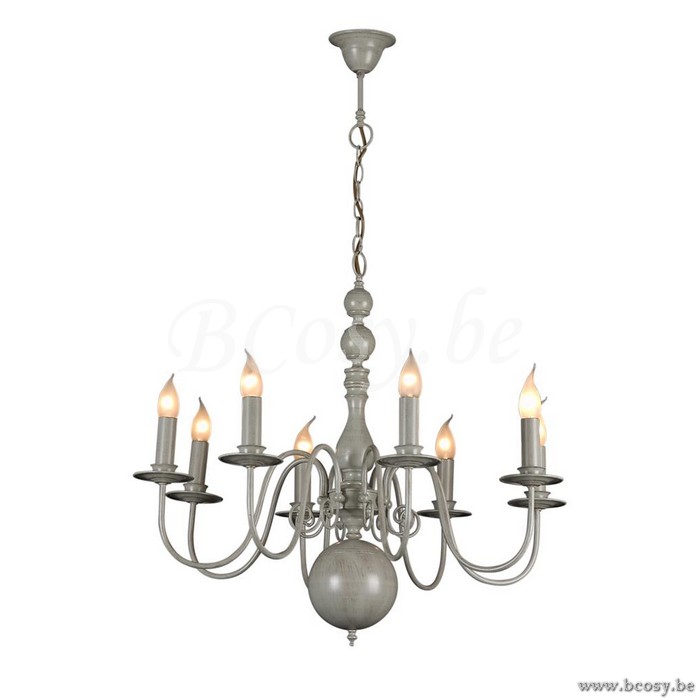 Sport ontwikkeling Erge, ernstige Linea Verdace LV 50043_GT Luchter Brugge 8 lampen Grey Taupe E14-40W <span  style="font-size: 6pt;"> Kristallen-Lusters-Kroonluchters-Binnenverlichting-Éclairage-Armatures-Luminaires-D'intérieur-Lustres-Chandeliers-Indoor-Lighting-Luestern-Kronleu  ...