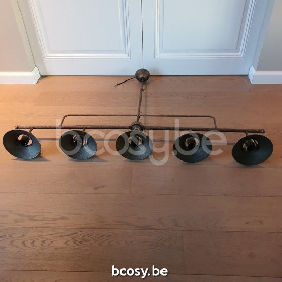 Marckdael VVD billiardo-biliardo antiek brass pendel VVD VDV Verlichting van Dijck Dyck Markdaal.