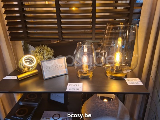 Marckdael VVD malibu 0670-L1-A-OTTONE-TULIP-TOPAZ-GR 0670-L1-A-OTT-TULIP-TOPAZ-GR-EDISONLED ottone-messing tafellamp VVD VDV Verlichting van.