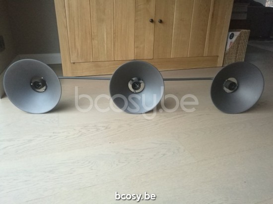 Marckdael pendel Billiardo-Biliardo Marckdael 0187-3F-25-DB Billiardo donker brons pendel H min 70 max 110cm VVD VDV Verlichting van Dijck D.