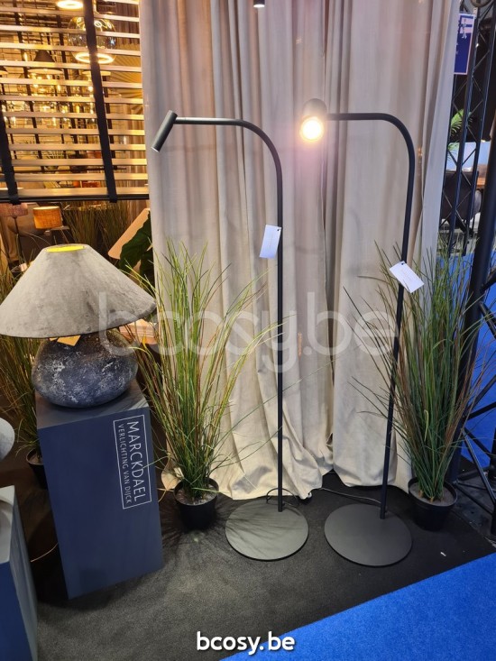 Marckdael vloerlamp Vancouver Marckdael 1308-LG1-GU10-NE Contemporal zwart vloerlamp H 140cm VVD VDV Verlichting van Dijck Dyck Markdaal.