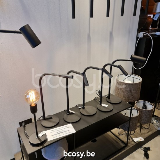 Marckdael bureaulamp Tel-Aviv Marckdael 1408-L1-LED-NE Contemporal Spots zwart bureaulamp H 45cm VVD VDV Verlichting van Dijck Dyck Markdaal.