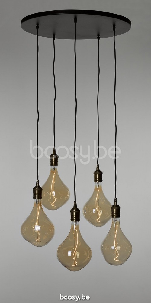 Marckdael VVD Seattle-Seatle zwart gepoederlakt pendel VVD VDV Verlichting van Dijck Dyck Markdaal.