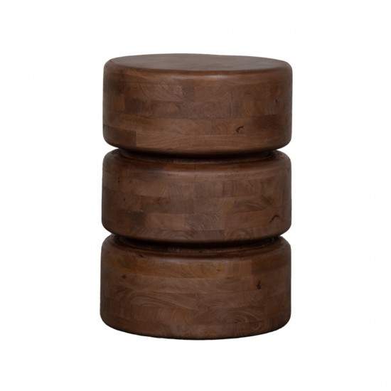 LABEL 51 Bijzettafel Milly Nature Mangohout 35 cm.