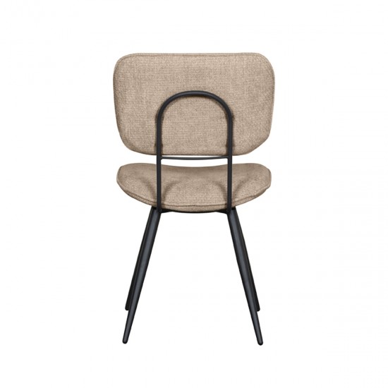 LABEL51 Liva armchairs with armrests.