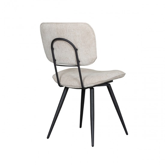 LABEL51 Liva armchairs with armrests.
