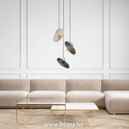 Marckdael pendel Vilnius Marckdael 2406-PL3-RO-D250-NE-CALA Contemporal zwart-cala pendel H max 120cm VVD VDV Verlichting van Dijck Dyck Mar.