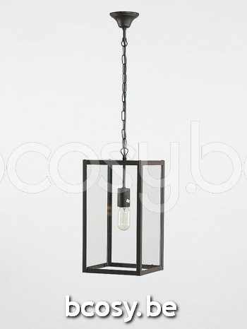 Marckdael pendel Quadro Marckdael 3321-S1-RU Country-Living roest marron kastanjebruin pendel H 38cm VVD VDV Verlichting van Dijck Dyck Mark.