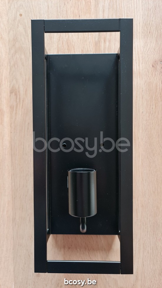 Marckdael wandlamp Positano Marckdael 3493-A1-NP Country-Living zwart gelakt wandlamp H 30cm VVD VDV Verlichting van Dijck Dyck Markdaal.