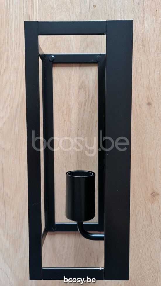 Marckdael VVD positano zwart gelakt wandlamp VVD VDV Verlichting van Dijck Dyck Markdaal.