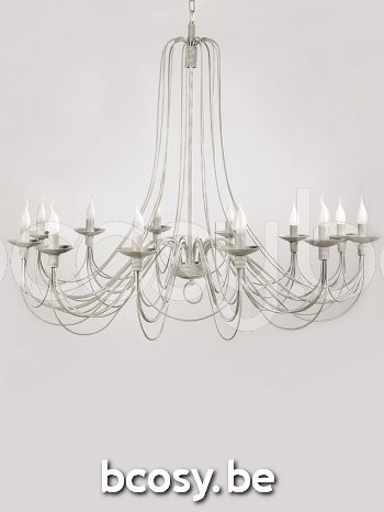 Marckdael luchter Astrid Marckdael 604-12-GR Chandeliers grijs luchter VVD VDV Verlichting van Dijck Dyck Markdaal.