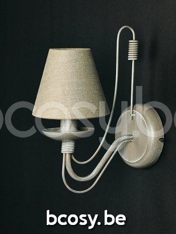 Marckdael wandlamp Astrid Marckdael 604-A1-GR Chandeliers grijs wandlamp H 32cm VVD VDV Verlichting van Dijck Dyck Markdaal.