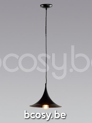 Marckdael pendel Madison Marckdael 9031-1SB-BG-CONO Contemporal zwart-goud pendel H max 120cm VVD VDV Verlichting van Dijck Dyck Markdaal.