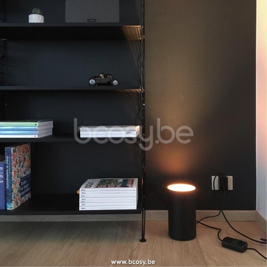 Tekna Arton FLOOR OD-LED-gelakt Zwart.