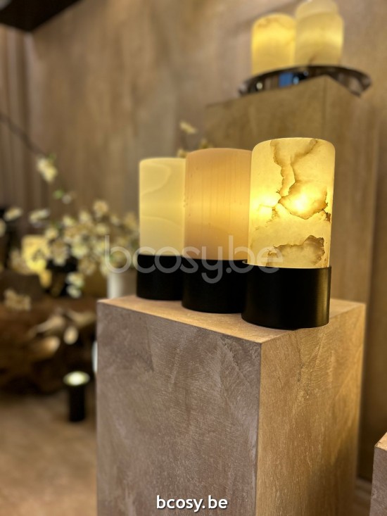Authentage BTT001A15 Authentage BELLEFEU lampe de table Bronze Authentage Éclairage Armatures Luminaires D'intérieur Pieds De Lampe Avec Abat Jour Lampes De Tab.