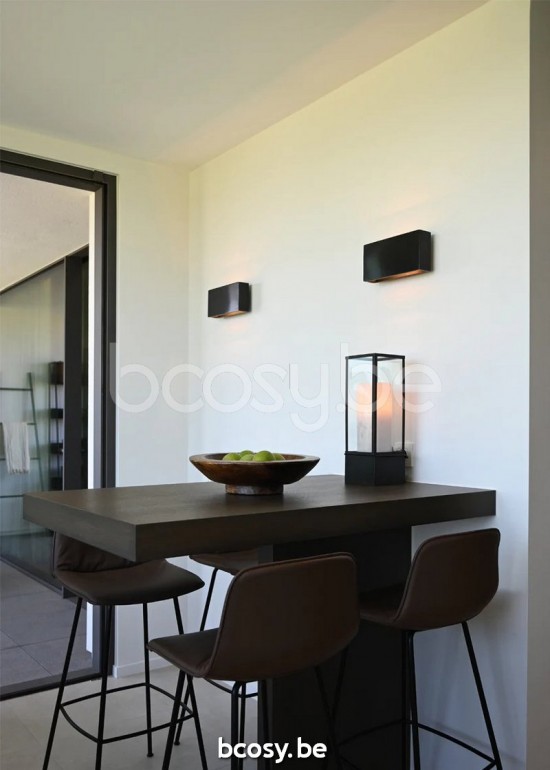 Authentage Bellefeu vitrine table - 1 candle wax Bronze BVT001D45.