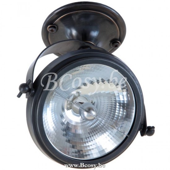 Feluce FEL-115-24 Feluce Plafondspot opbouw landelijk brons, nikkel, chroom.