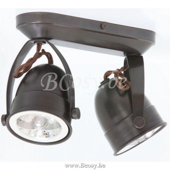 Authentage COM002O02 Authentage COMÈTE spot encastré BA15d Bronze Authentage Spots montés en surface.