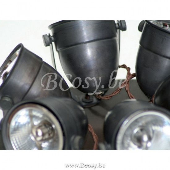 Authentage COM006R30 COMÈTE opbouwspot BA15d Bronze Authentage Opbouwspots.