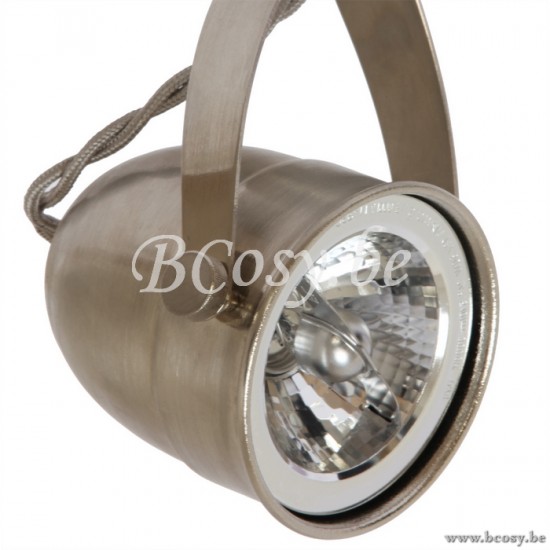 Authentage COM101I70 Authentage COMÈTE Spot light recessed spot downlight BA15d Br. nickel Authentage Recessed spots spotlights.