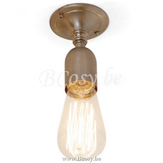 Authentage FIL101P83 Authentage FILOU Plafonnier E27 Br. nickel Authentage Plafonniers Plafonnières.