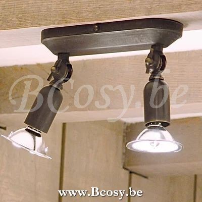 Feluce FEL-163 Feluce Duo spot landelijke sfeer brons.