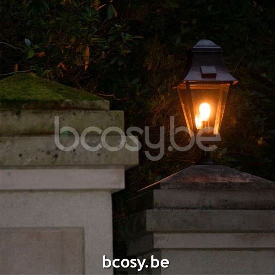 Authentage GRA001SM3 GRACIEUZE Tuinpaal lampverlichting E27 Bronze Authentage Outdoor Oprit Buitenverlichting Paallampen Tuinpalen Buitenverlichting.
