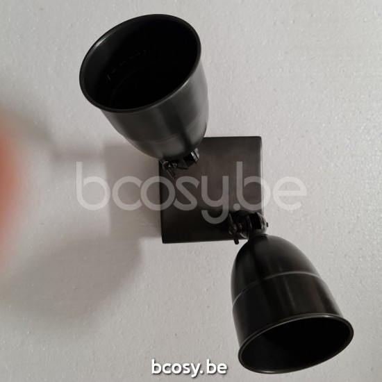 Authentage POI0L2V10 Authentage POIRE spot encastré GU10 Bronze Authentage Spots montés en surface.