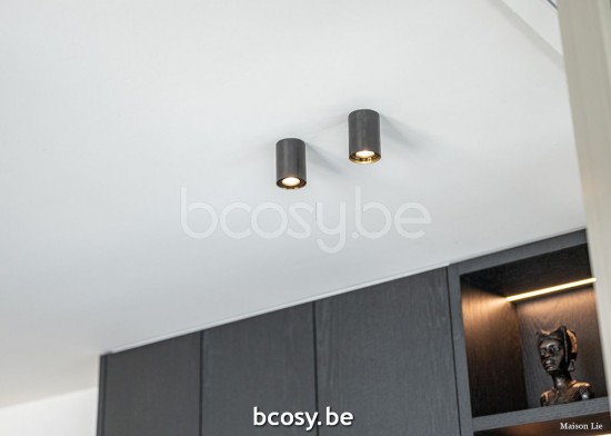 Authentage TBL001C15 Authentage TUBELUM spot encastré GU10 Bronze Authentage Spots montés en surface.