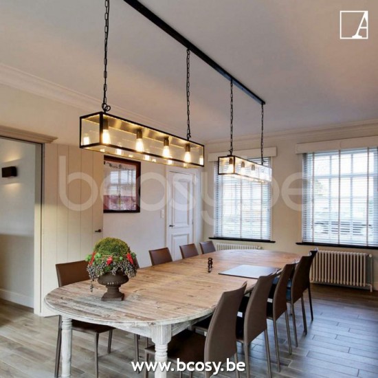 Authentage VIL024700 VITRINE hang pendellamp licht E27 Bronze Authentage hang pendellampen licht.