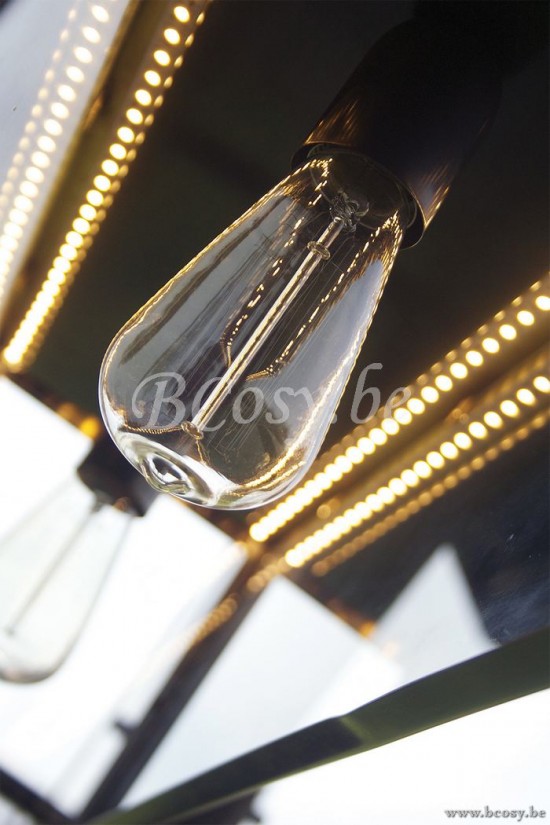 Authentage VIL024700 Authentage VITRINE suspension pendante E27 Bronze Authentage lampes suspendues suspensions pendantes.