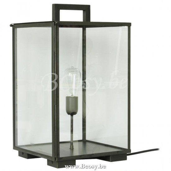 Authentage VIT001408 Authentage VITRINE lampe de table extérieur E27 Bronze Authentage Pieds De Lampe Avec Abat Jour Lampes De Table Armatures Luminaires D'exté.