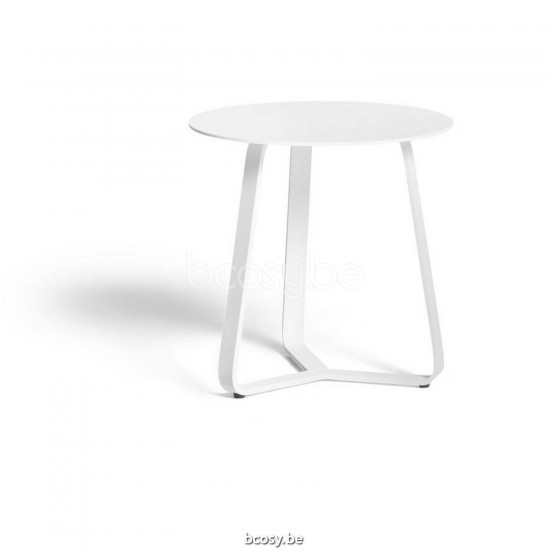 Diphano Easy-Fit bijzettafel plus B (42xR) Aluminium Wit Frame.