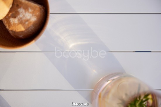 Diphano Metris Garden outdoor dining tables 226x90 PCA White.