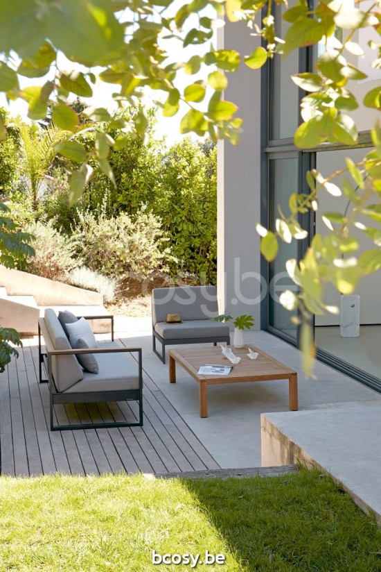 Diphano Natural garden outdoor coffee tables S 130x75 Natural Teak.