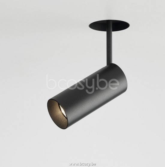 Tekna FLATSPOT 6-TRIMLESS XOB LED-gelakt Zwart.