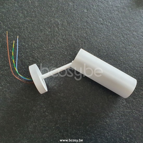 Tekna FLATSPOT 6-SURFACE MOUNTED XOB LED-blanc laqué.