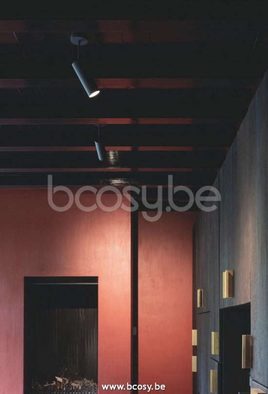 Tekna FLATSPOT 6-SURFACE MOUNTED XOB LED-Noir laqué.