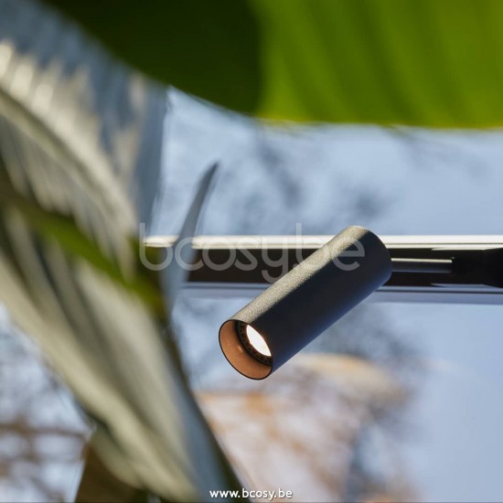 Tekna FLATSPOT 6-GU10 LED-EU-gelakt Zwart.