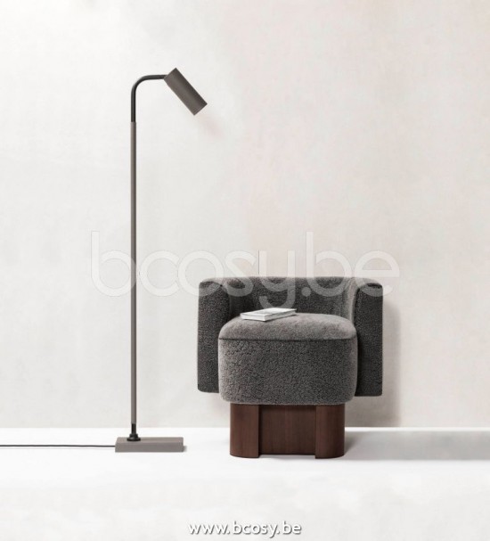 Tekna Giobagnara MARQUESSE-MUD-LIGHT GREY zwart gelakt.