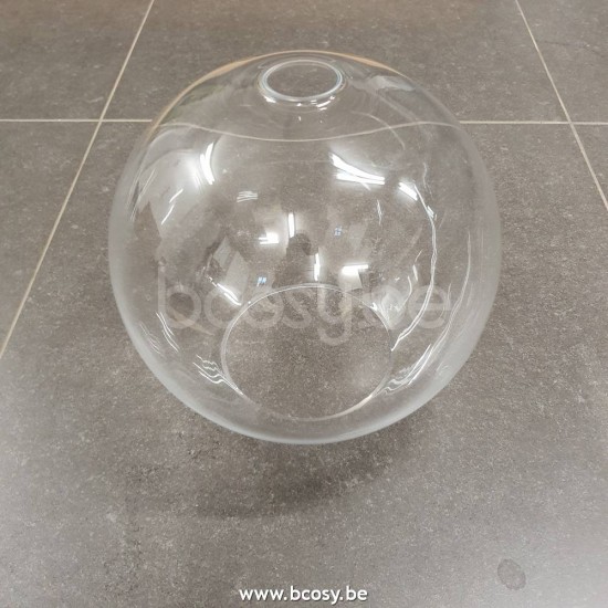 Marckdael VVD Glasbol helder helder lampekap VVD VDV Verlichting van Dijck Dyck Markdaal.