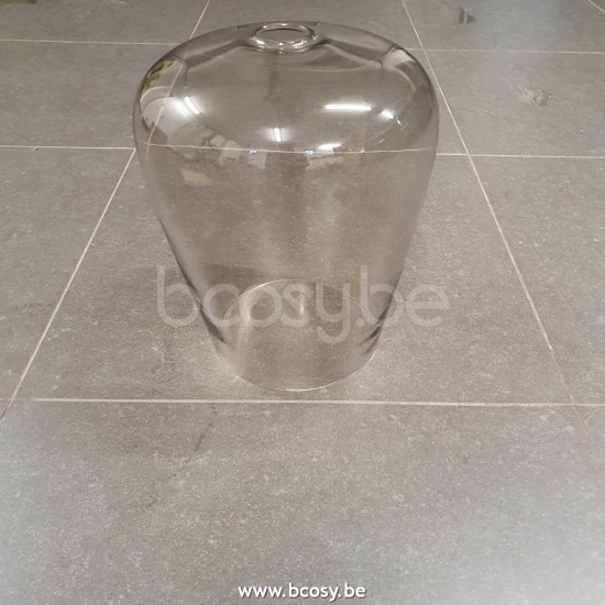 Marckdael lampekap Tulpeglas Topaz Cognac Marckdael GLASS-LARGE-TULIP-TOPAZ Samples topaas lampekap H 34cm VVD VDV Verlichting van Dijck Dyc.