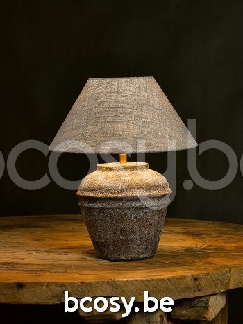Marckdael tafellamp Keramiek Marckdael HAMPTON-XS-VINTAGE HAMPTON-XS-VINTAGE-LINNEN-COLOR22 HAMPTON-XS-VINTAGE-S-30-LINNEN-COLOR22 Tablelamp.