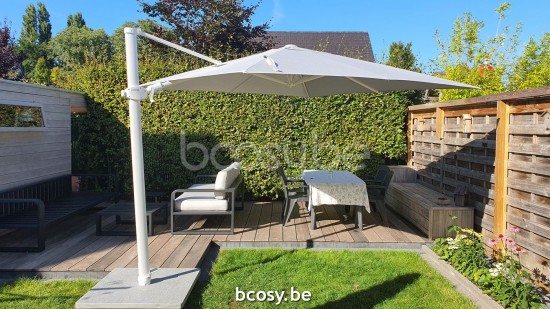 Jardinico ANTEGO Cantilever free pole Umbrellas sunshades.