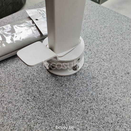Jardinico ANTEGO Quadratischer Parasolfuss 125kg Silk Grey Granite.