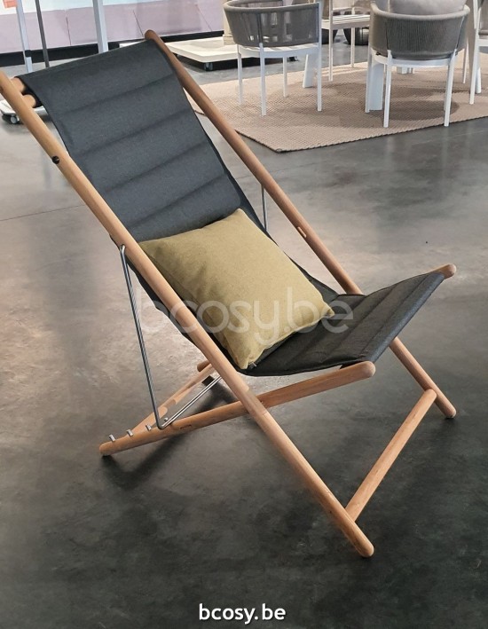 Jardinico BYBLOS folding deck chairs.