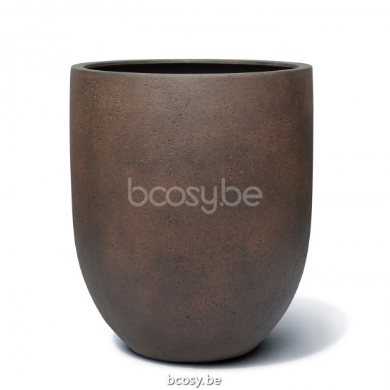 Jardinico CUMINO Albero Ronde Plantenpot Ø70x80H Medium Ruggine.