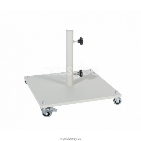 Jardinico ELBA Pied De Parasol Elba Heavy 84 Kg White Steel.