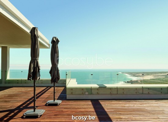 Jardinico JCP102 230x230 Square Centerpost Parasol Pole Charcoal Canopy Onyx Sunbrella Plus Marine.