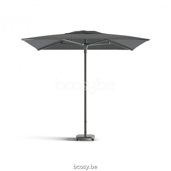Jardinico JCP102 230x230 Vierkante Middenstam Parasol 2,3x2,3 Mast Antraciet-charcoal Doek Onyx Sunbrella Plus Marine UFJCP.102 CARACTERE.
